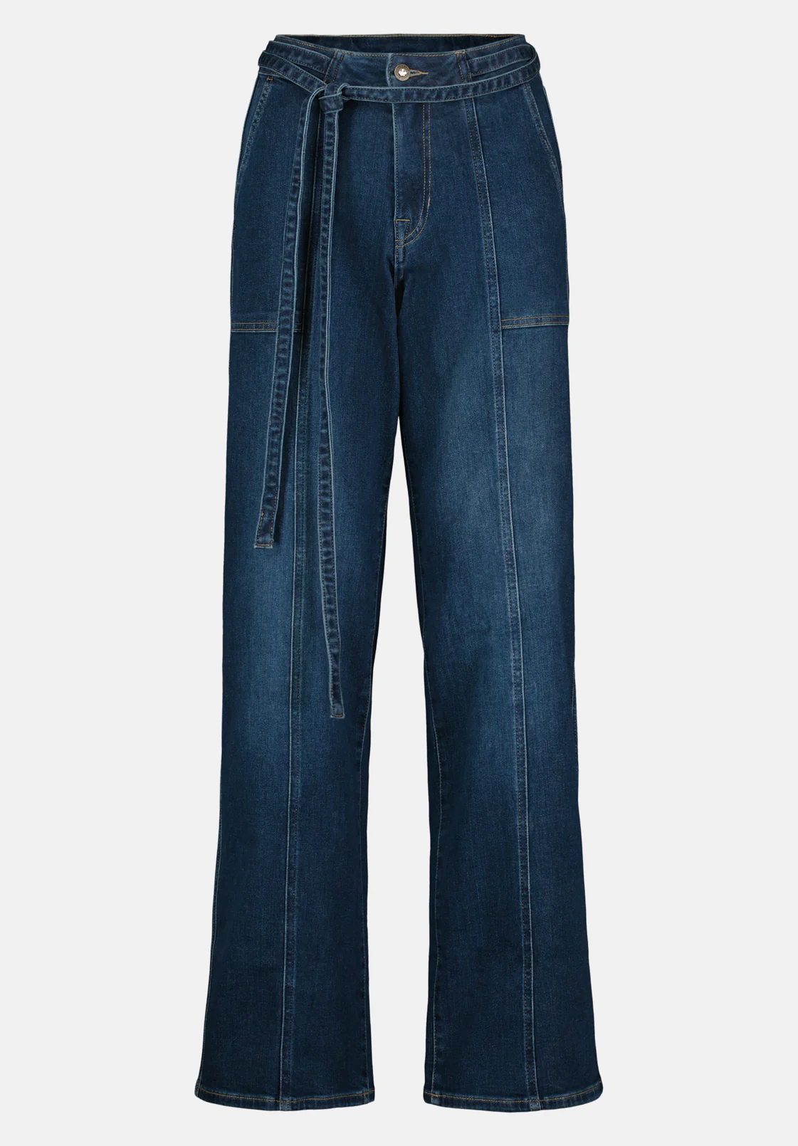 High Rise Wide Leg Addie Women's Jeans, Indigo - BL16133 - Image 5