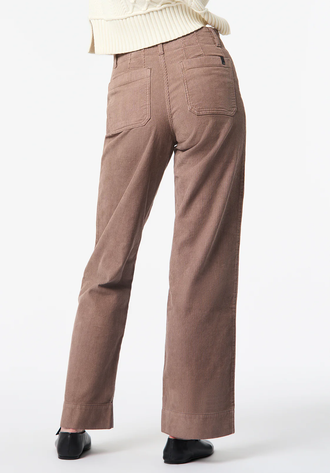 High Rise Wide Leg Adele Women's Pants, Leafless Tree - BL16138 - Image 4