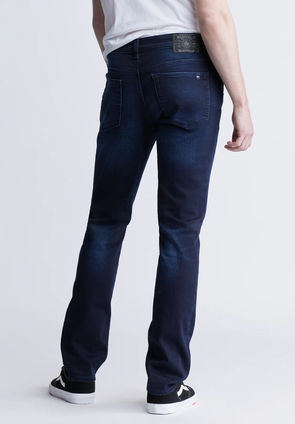 Slim Ash Men's Freedom Flex Jeans, Sanded and Distressed - BM22989 - Image 4