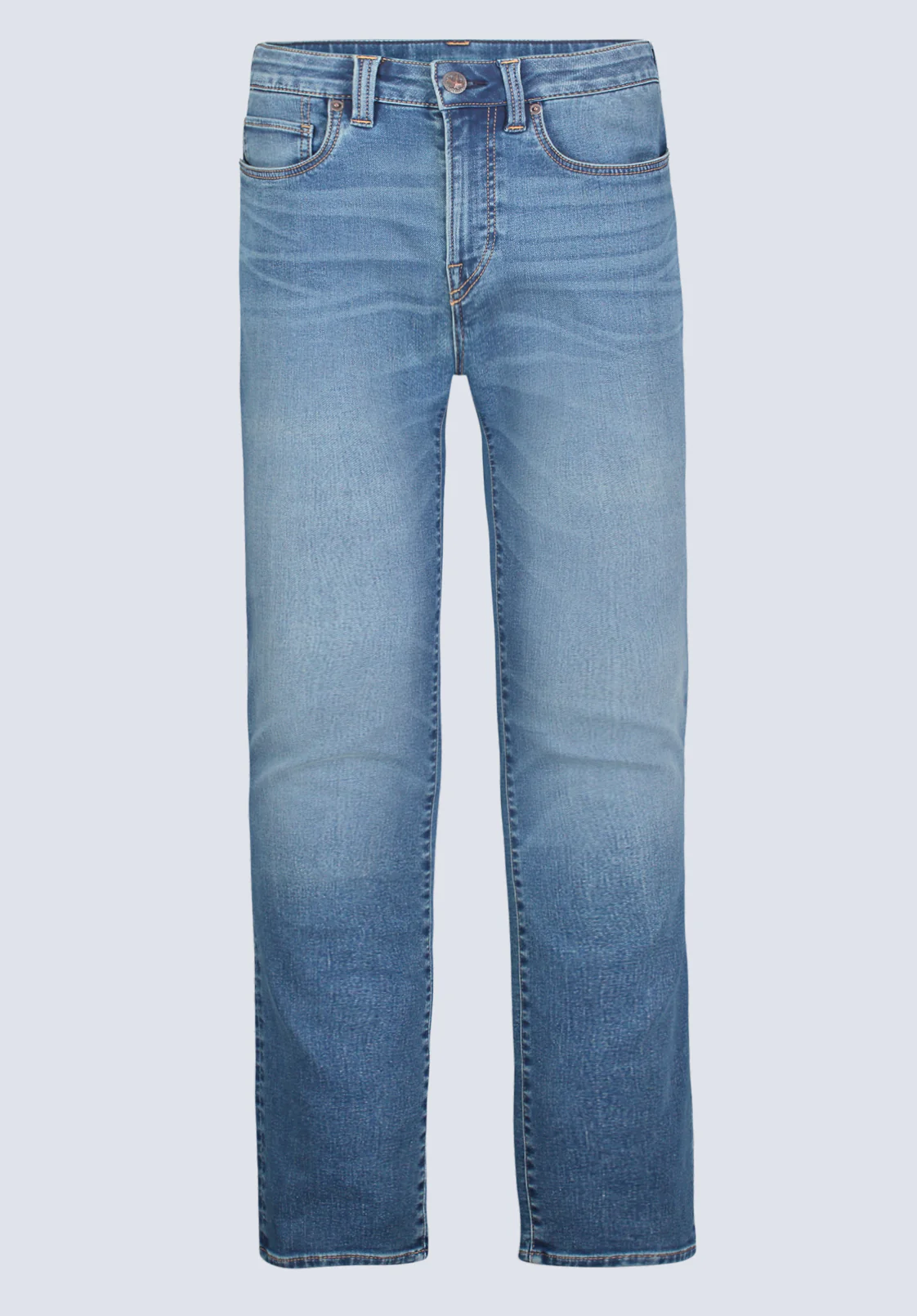 Slim Ash Men's Freedom Flex Jeans, Authentic Washed Indigo - BM26017 - Image 6