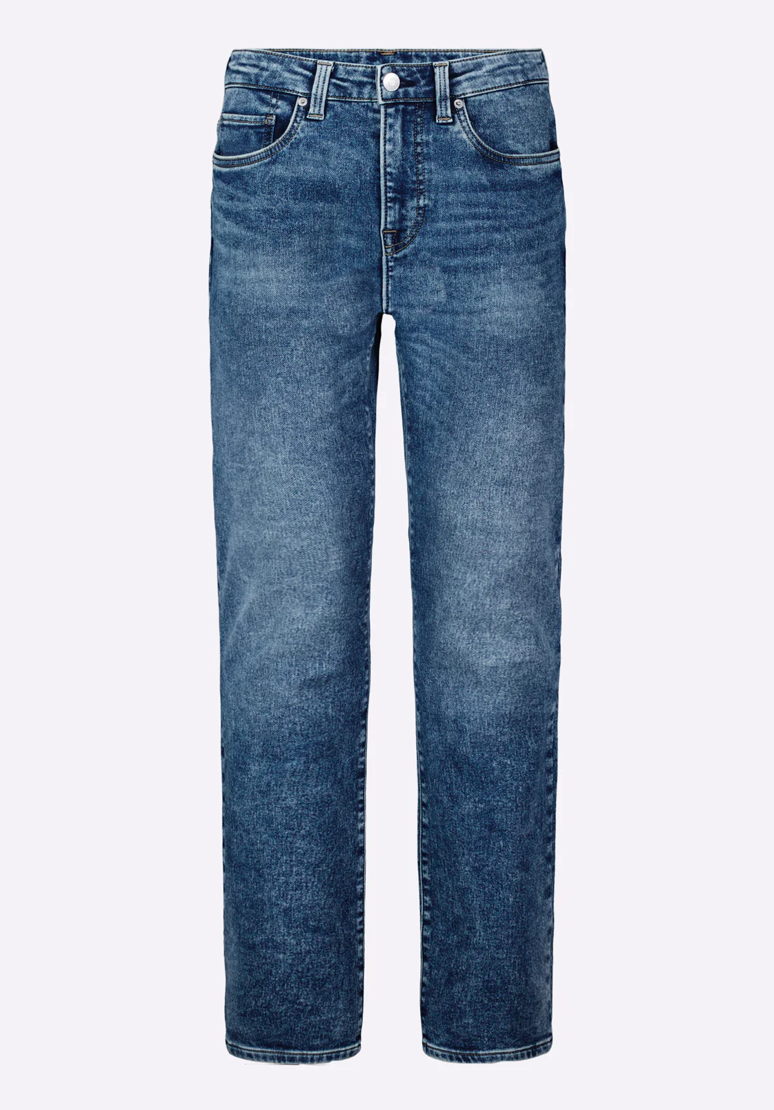 Slim Ash Men's Freedom Flex Jeans, Sanded Vintage Indigo - BM26063 - Image 6