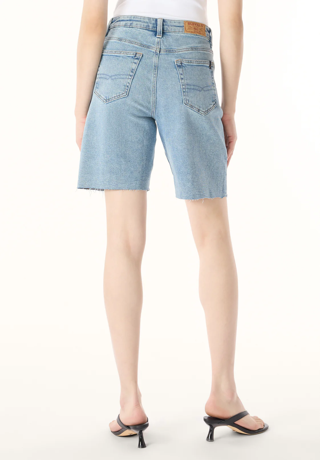 High Rise Women's Bermuda Bambi, Vintage Blue - BL16079 - Image 4