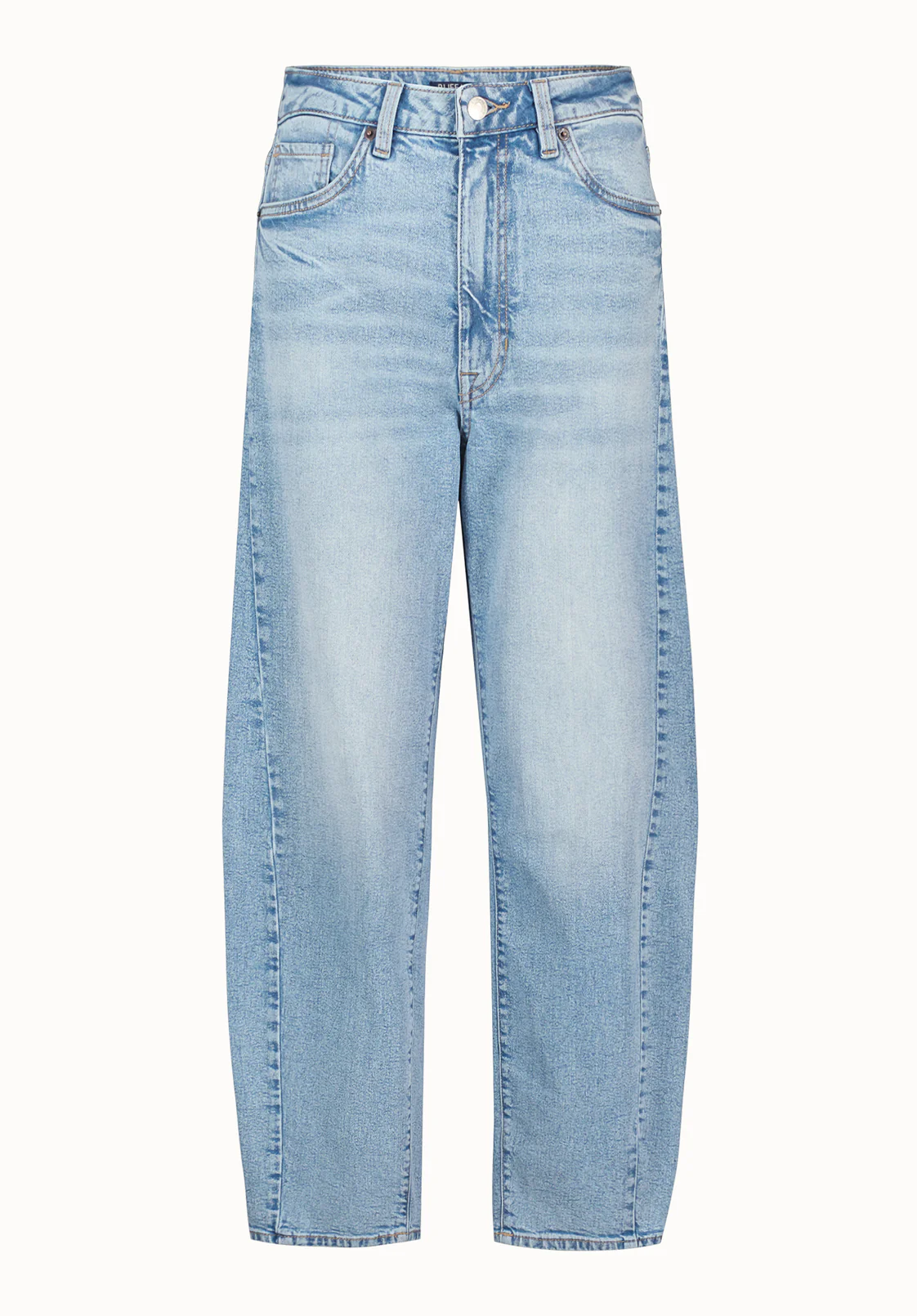 High Rise Barrel Barbara Women's Jeans, Vintage Blue - BL16072 - Image 5