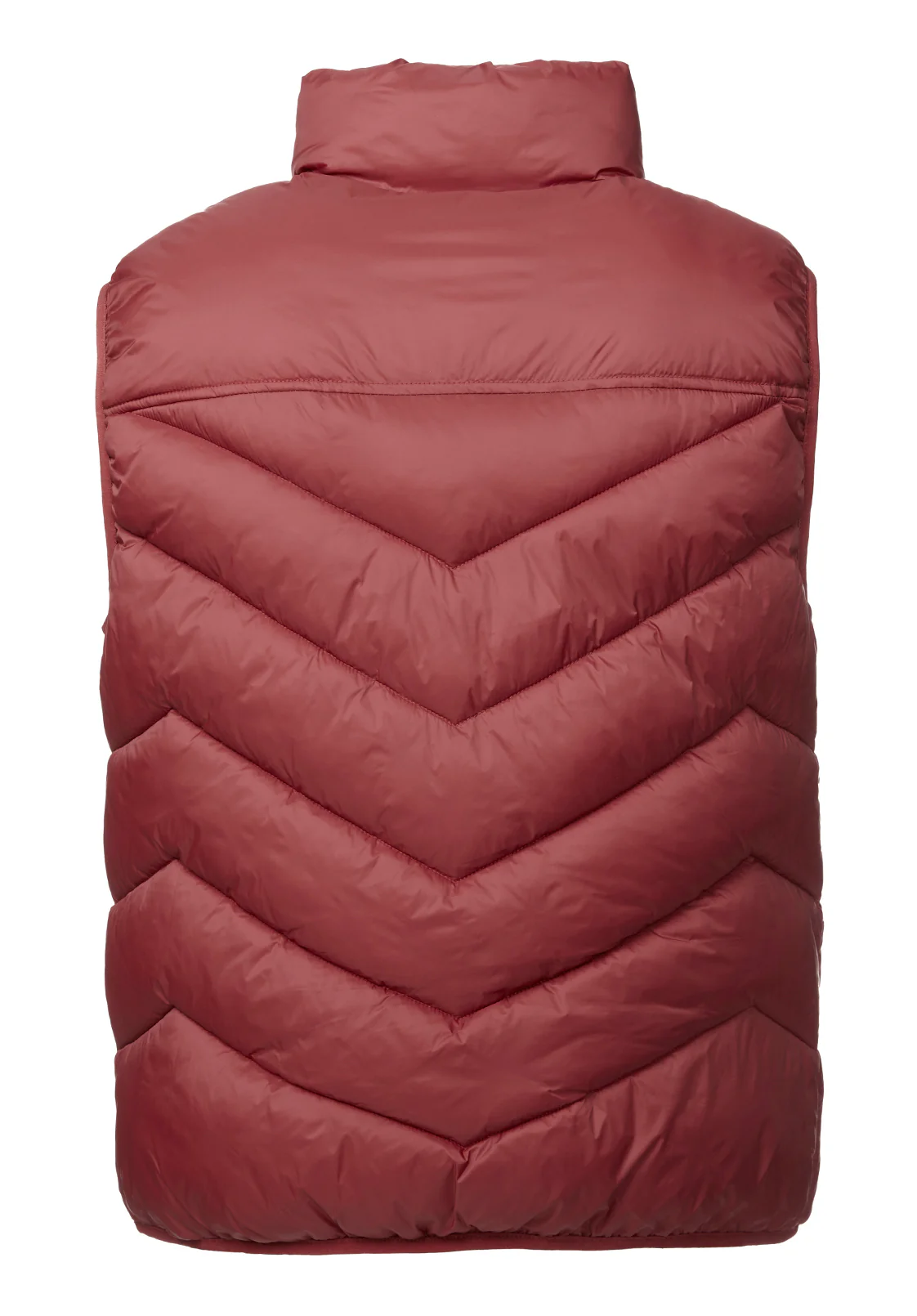 Davies Men's Puffer Vest, Chilli - OBMEF007 - Image 7