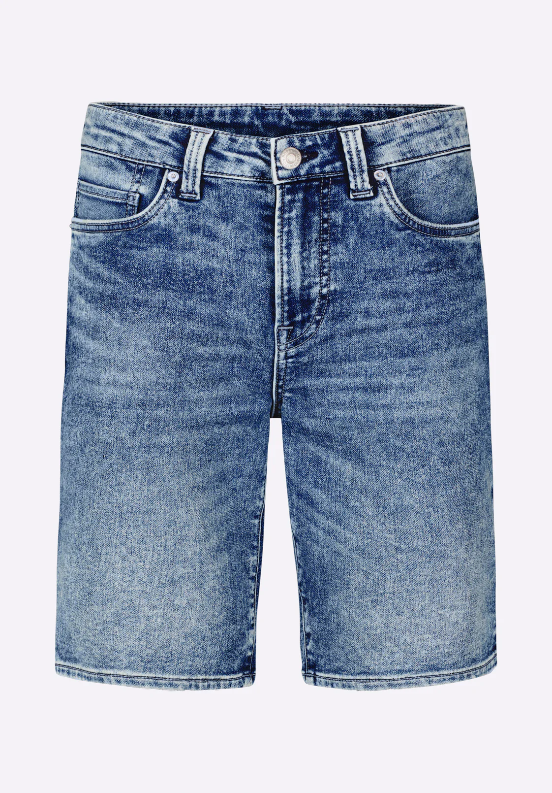 Relaxed Straight Dean Men's Freedom Flex Shorts, Sanded Vintage Indigo - BM26066 - Image 6