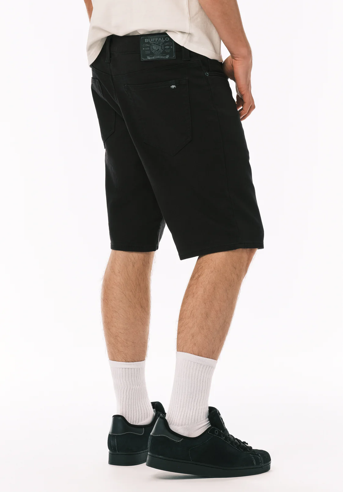 Relaxed Straight Dean Men's Freedom Flex Shorts, Black - BM26067 - Image 4