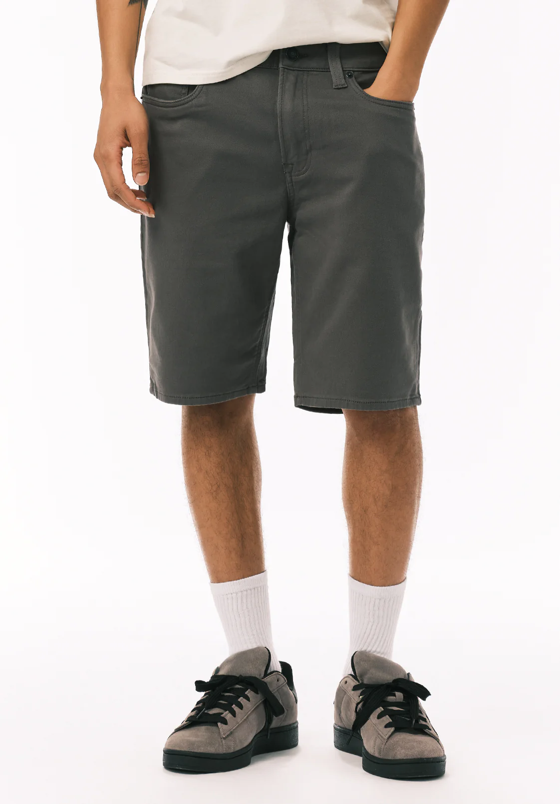 Relaxed Straight Dean Men's Freedom Flex Shorts, Graphite - BM26067 - Image 4