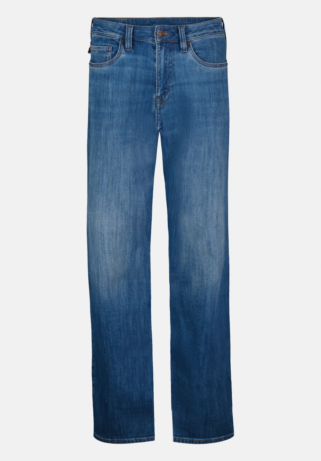 Relaxed Straight Driven Men's Jeans, Vintage Light Blue - BM26100 - Image 5