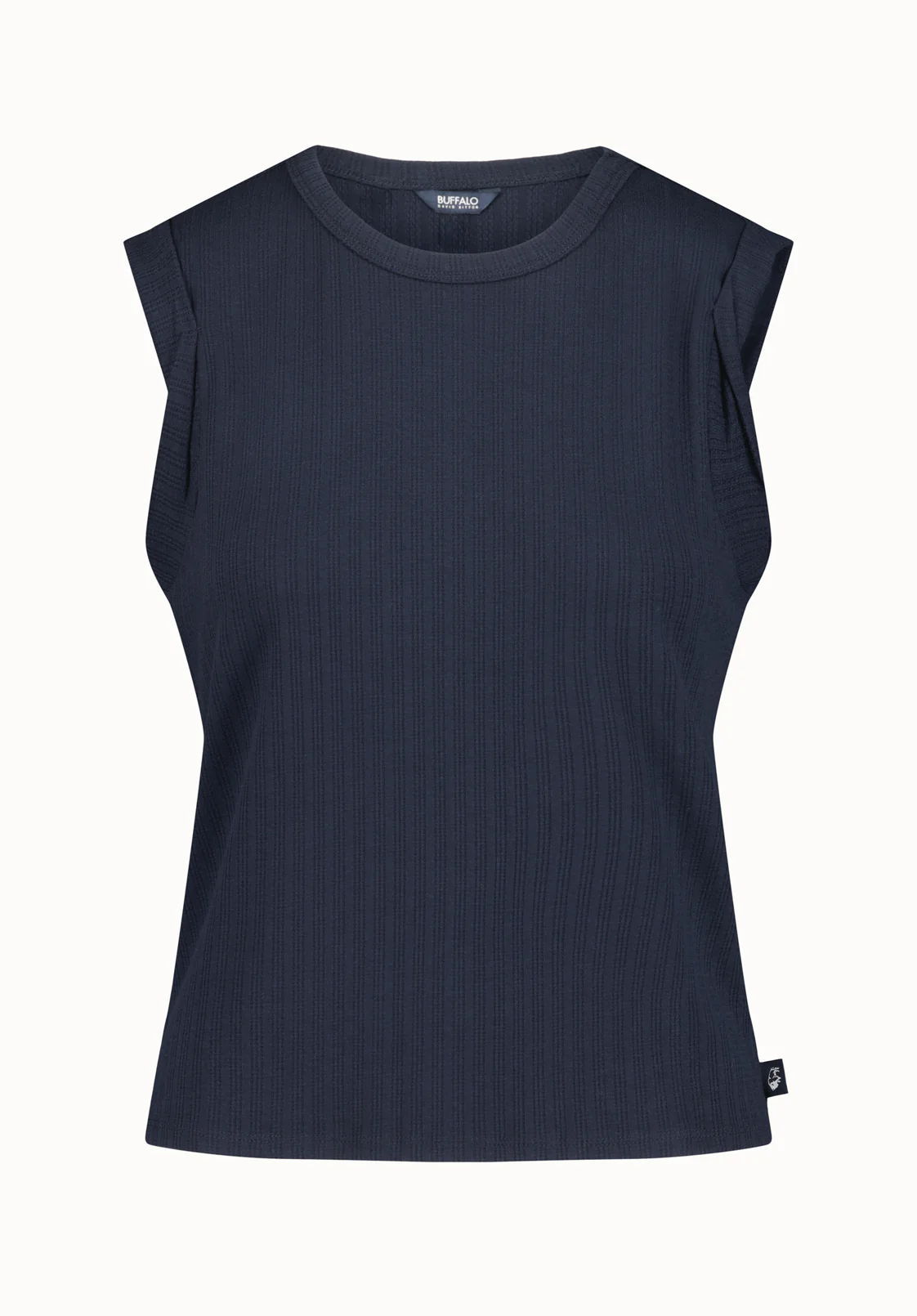 Elayne Women’s Sleeveless Top, Navy - KT0191P - Image 5