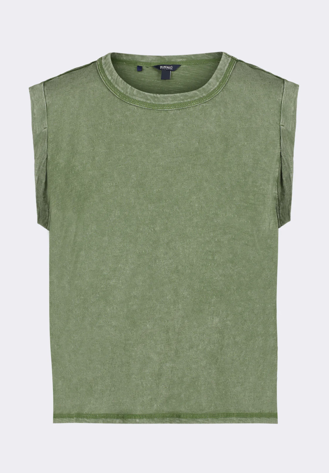 Elayne Women’s Sleeveless Top, Bronze Green - KT0230P - Image 5