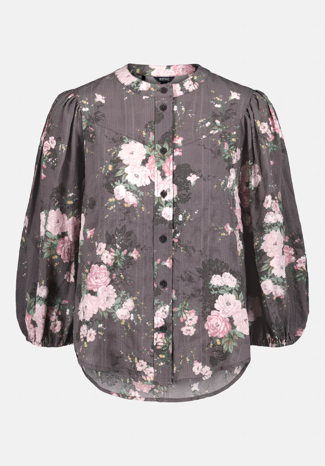Emilijah Women's Romantic Puff Sleeve Floral Blouse, Floral Bouquet - WT0202 - Image 5