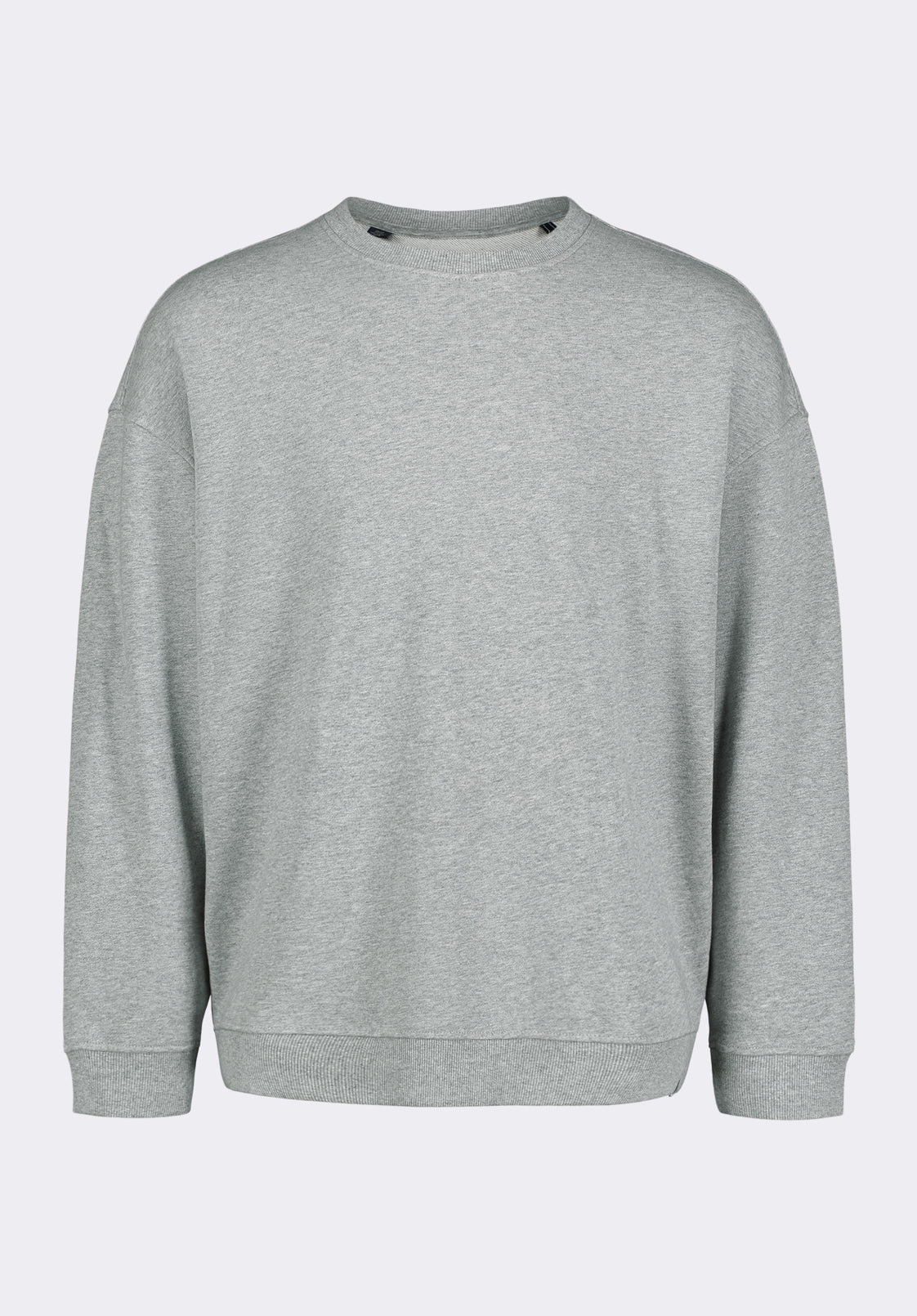 Famke Men's Relaxed Crewneck Sweatshirt, Heather Grey - BM24541 - Image 6