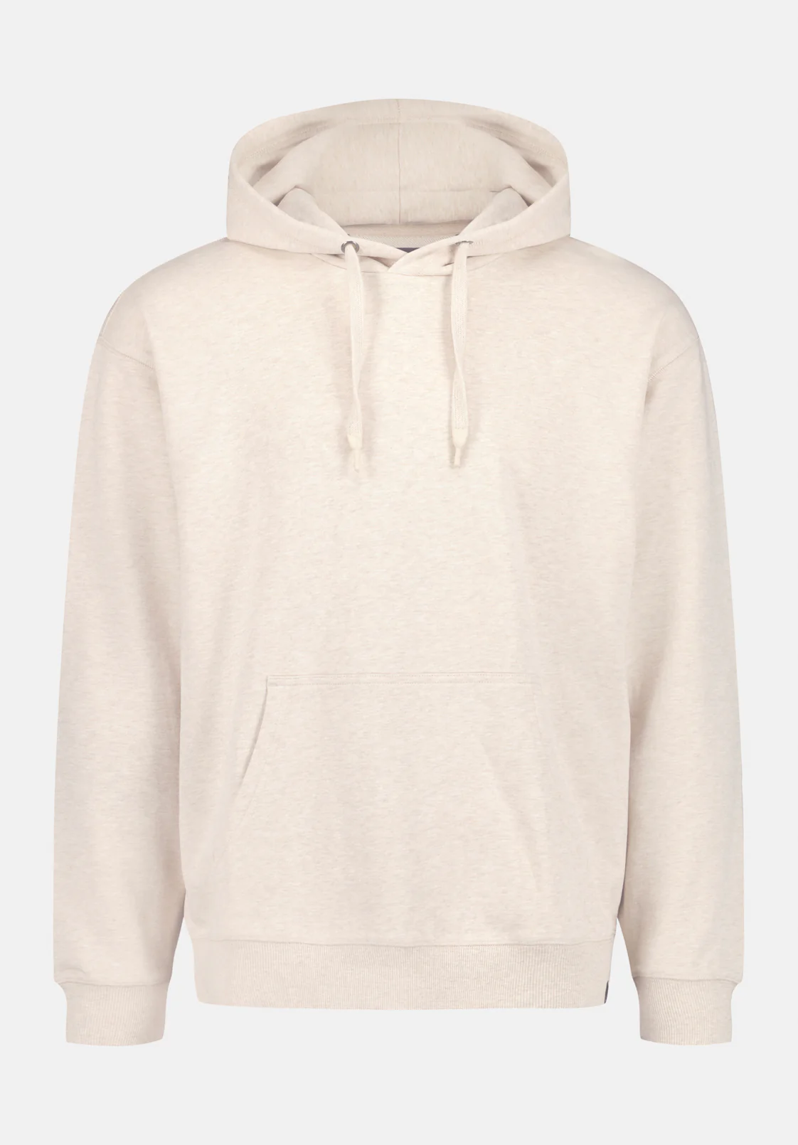 Finley Men's Relaxed Hooded Sweatshirt, Heather Beige - BM24741 - Image 5