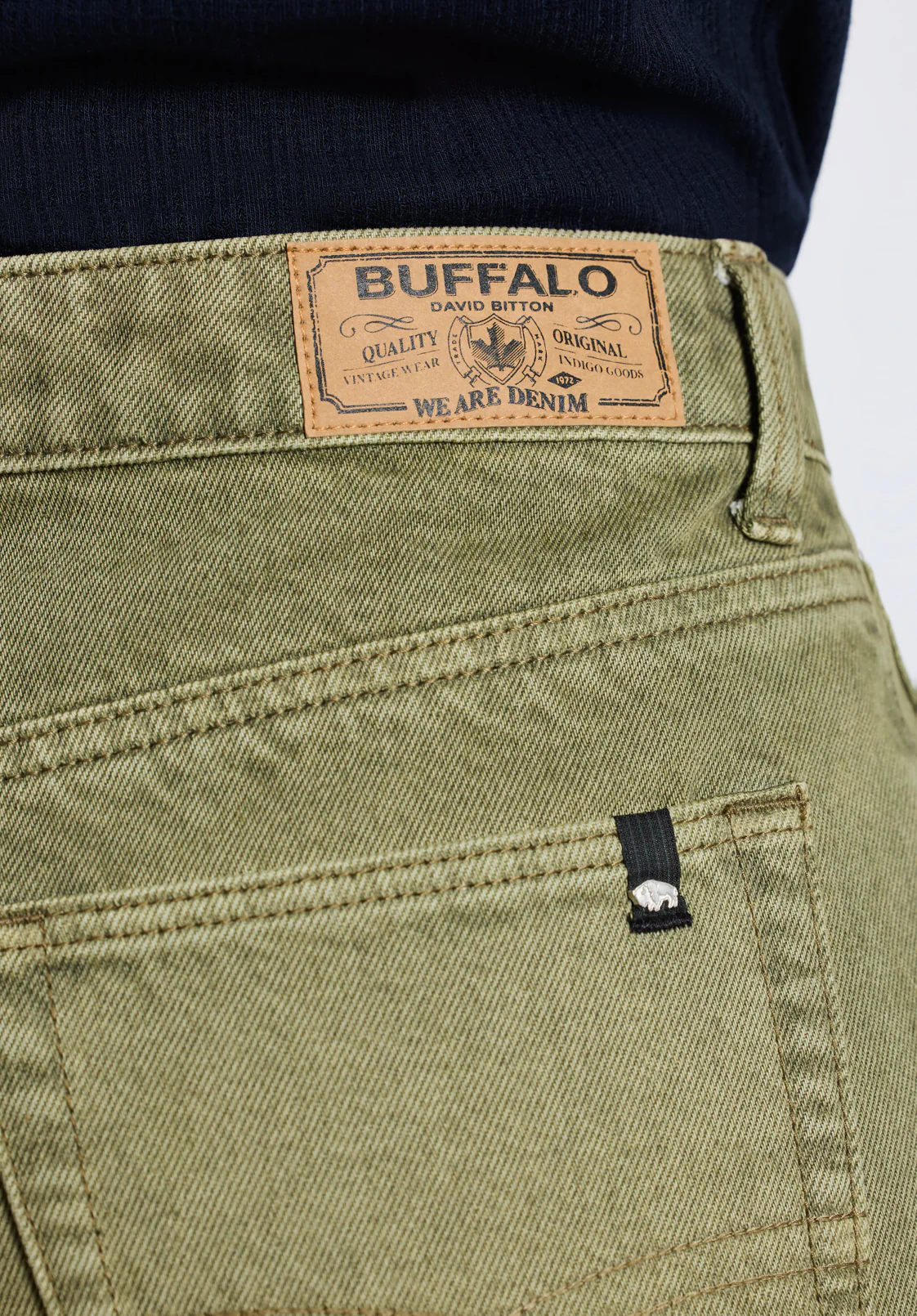 High Rise Relaxed Goldie Women's Shorts, Aloe Green - BL15963 - Image 6