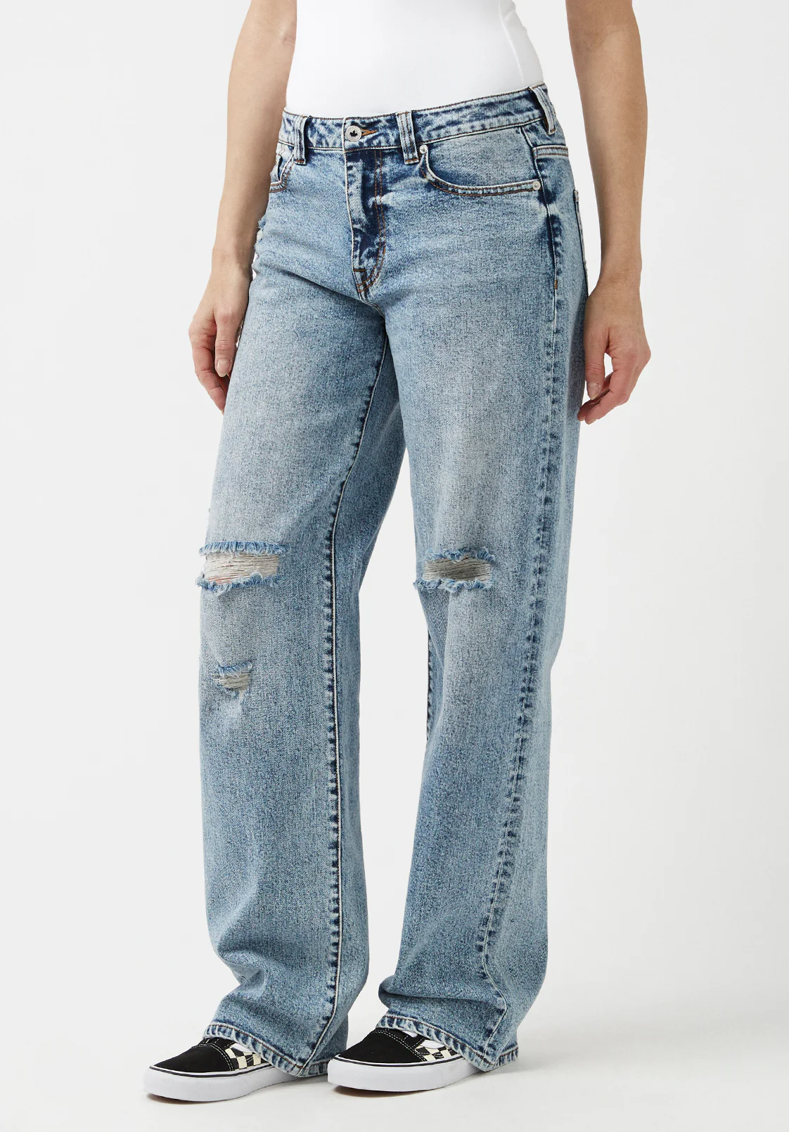 Low & Loose Gwen Women's Jeans in Sanded Blue - BL15873 - Image 3