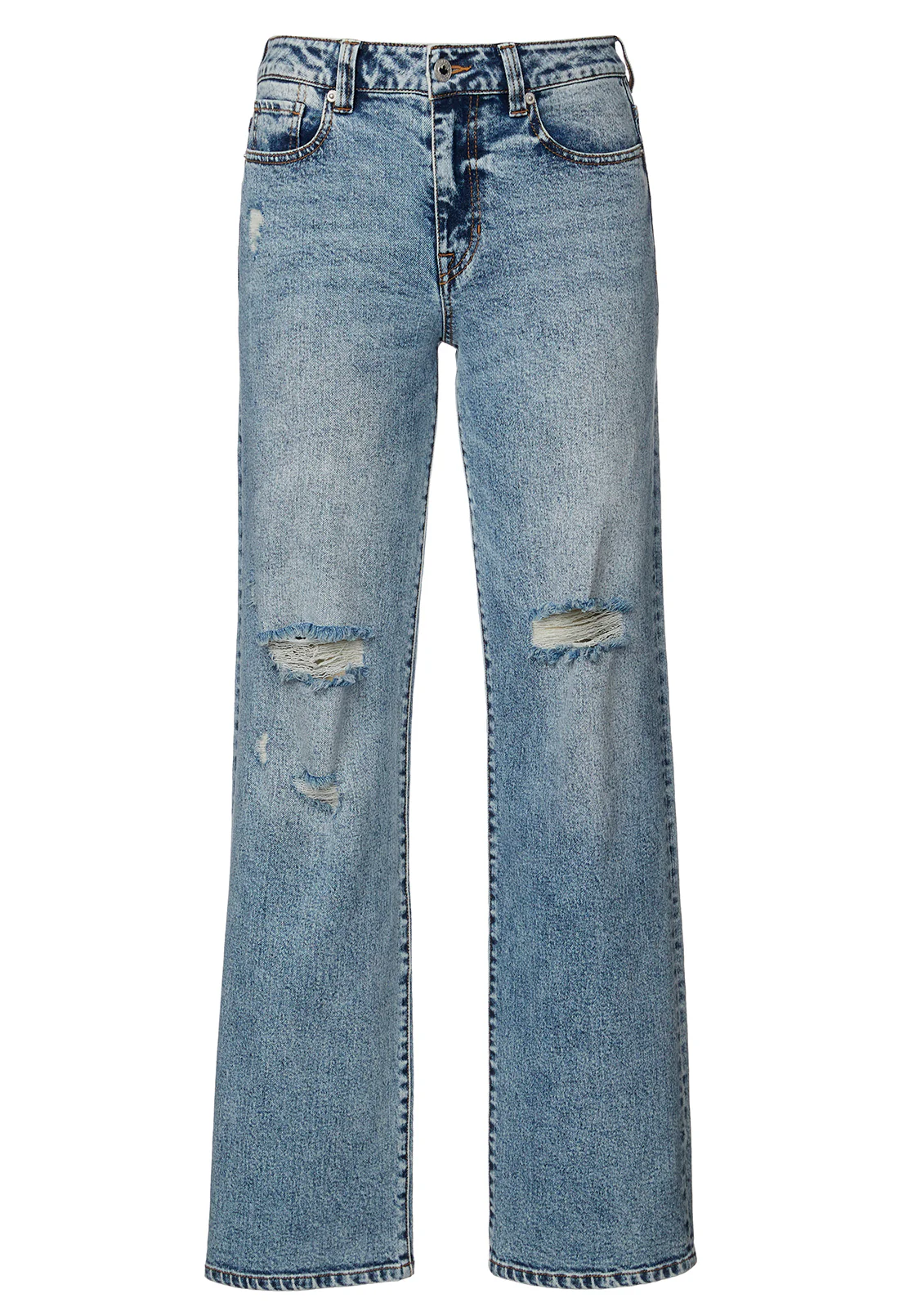 Low & Loose Gwen Women's Jeans in Sanded Blue - BL15873 - Image 8