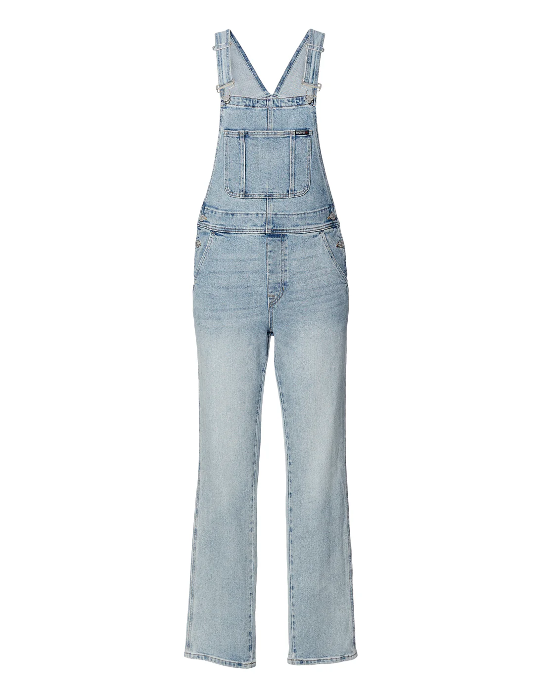 Straight Leg Hailey Women's Overalls in Light Blue - BL15838 - Image 8