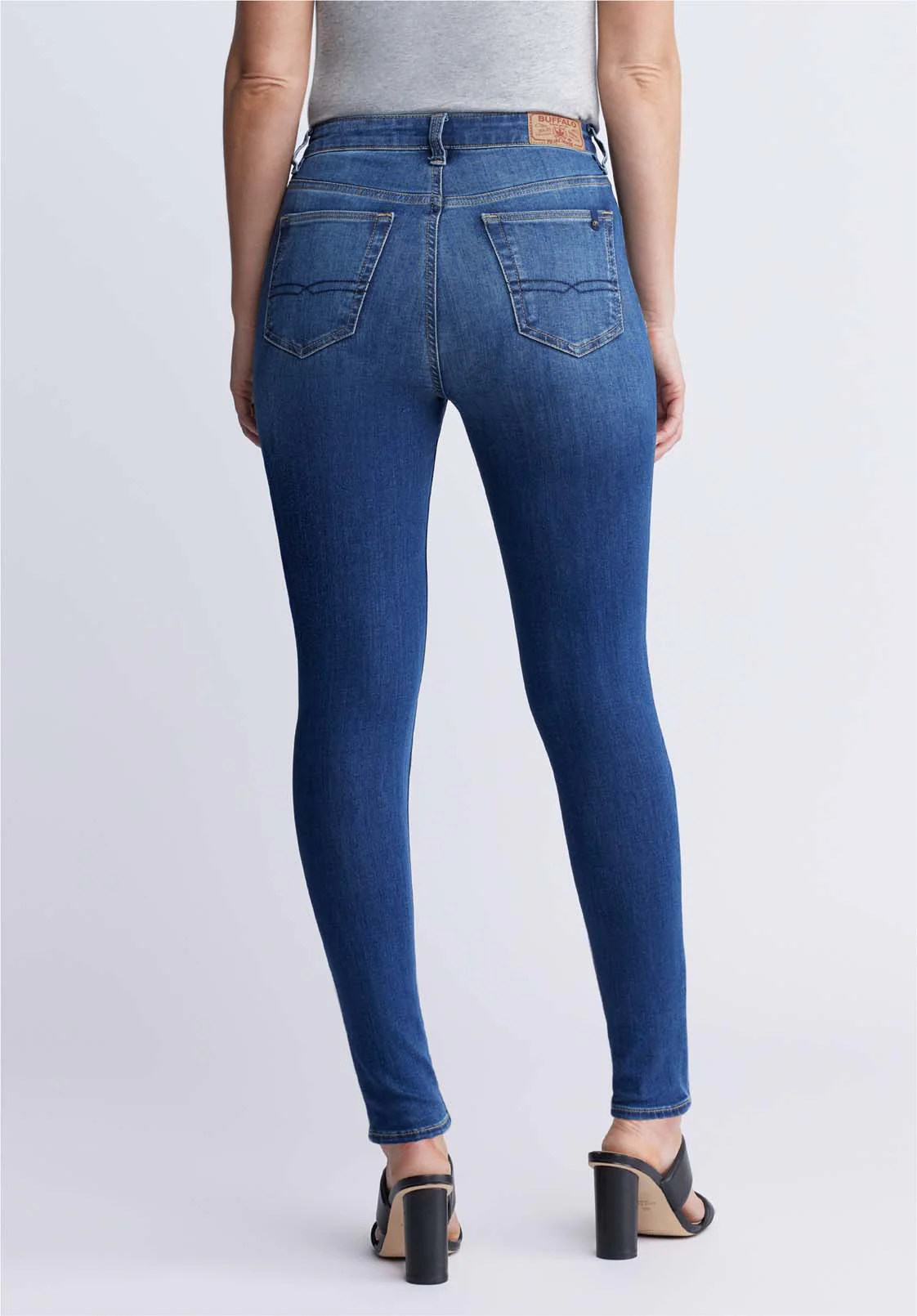 High Rise Skinny Skylar Women's Jeans, Open blue - BL15675 - Image 4