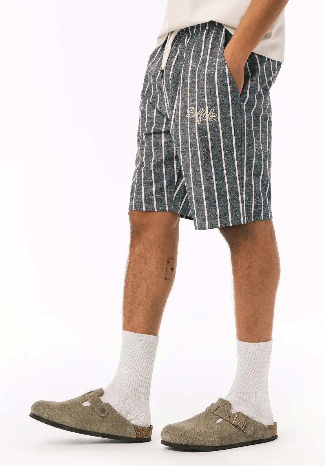 Hunter Men’s Striped Pull-On Shorts, Whale - BM24852 - Image 3