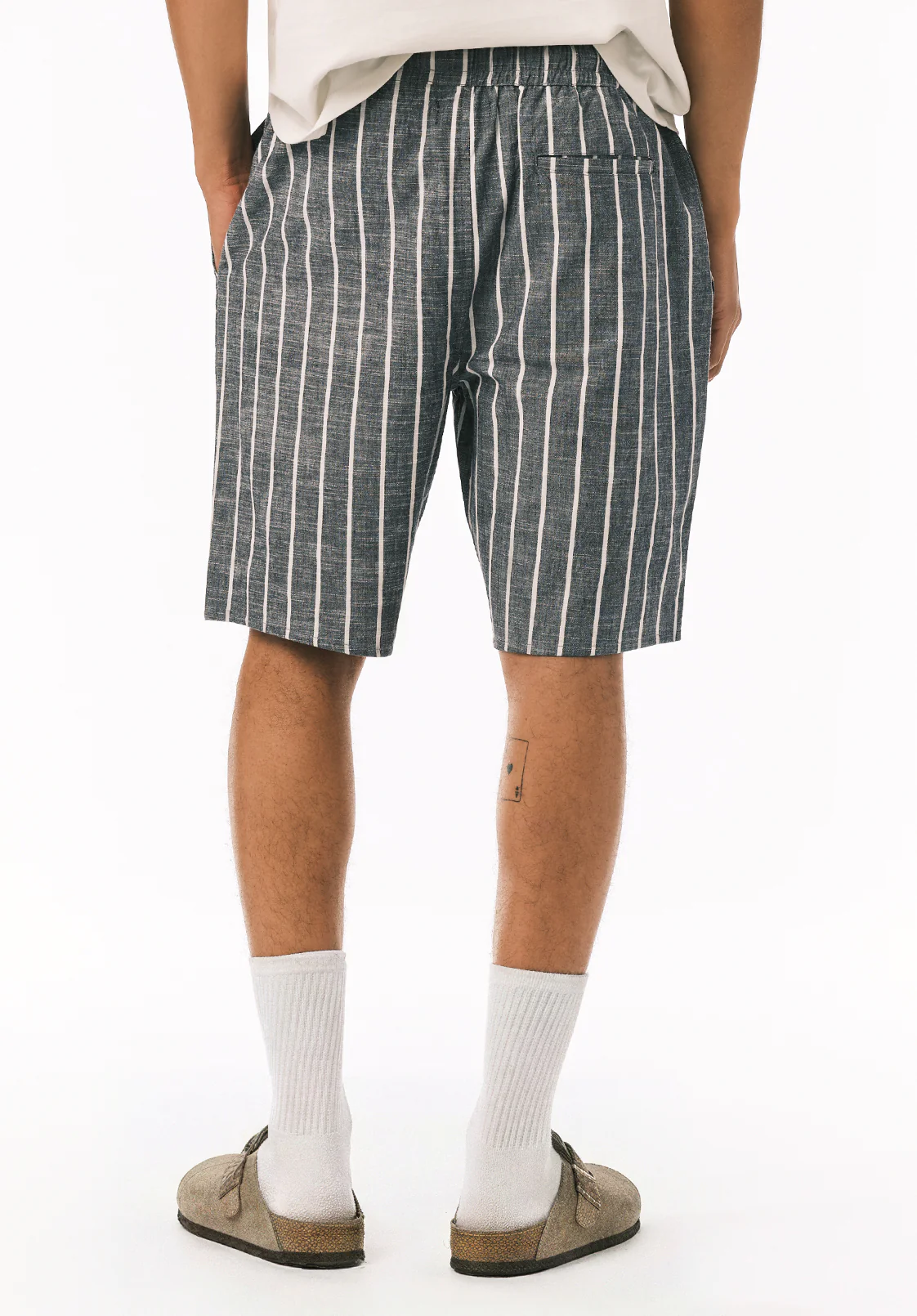 Hunter Men’s Striped Pull-On Shorts, Whale - BM24852 - Image 4