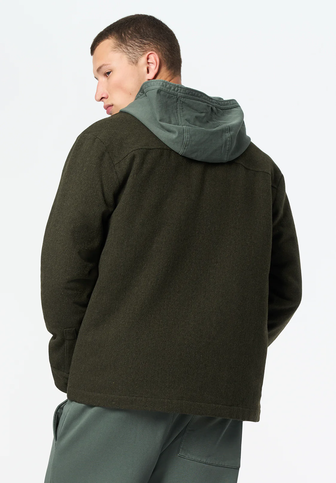 Jace Men's Shacket, Fern - BM24719 - Image 4
