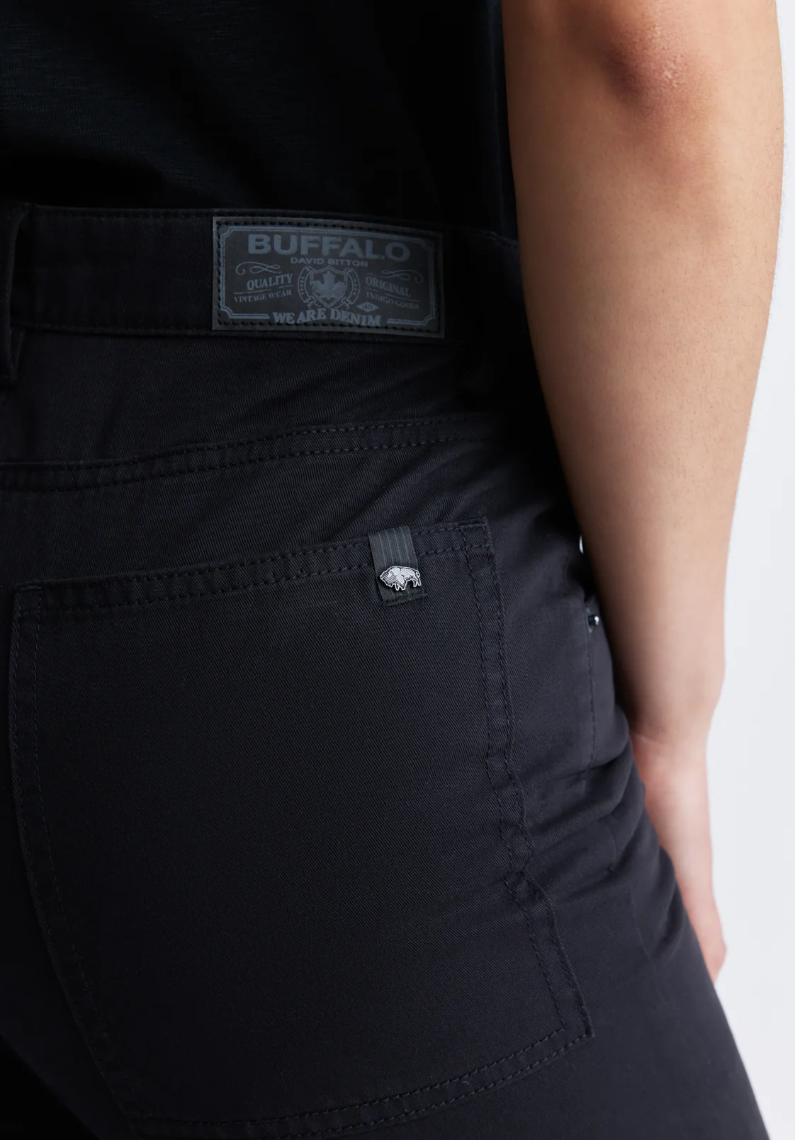 Super High-Rise Loose Straight Jane Women's Pants, Black - BL15966 - Image 5