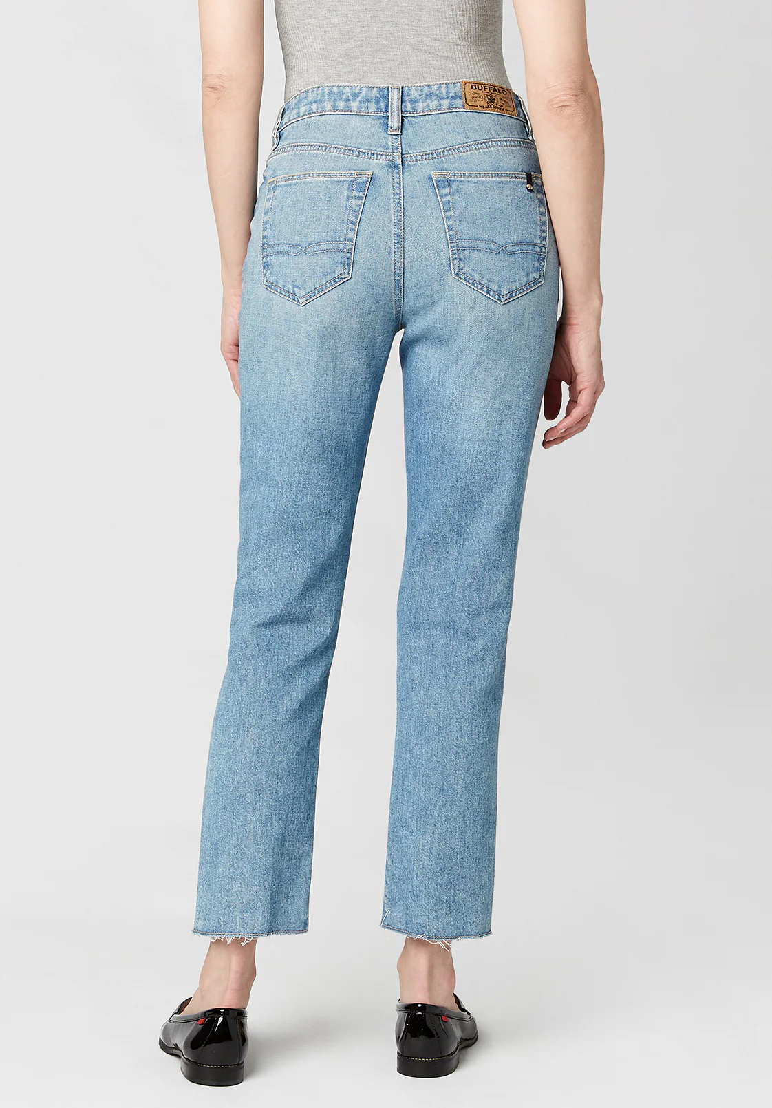 High Rise Straight Jayden Women's Jeans, Vintage Wash - BL15792 - Image 4