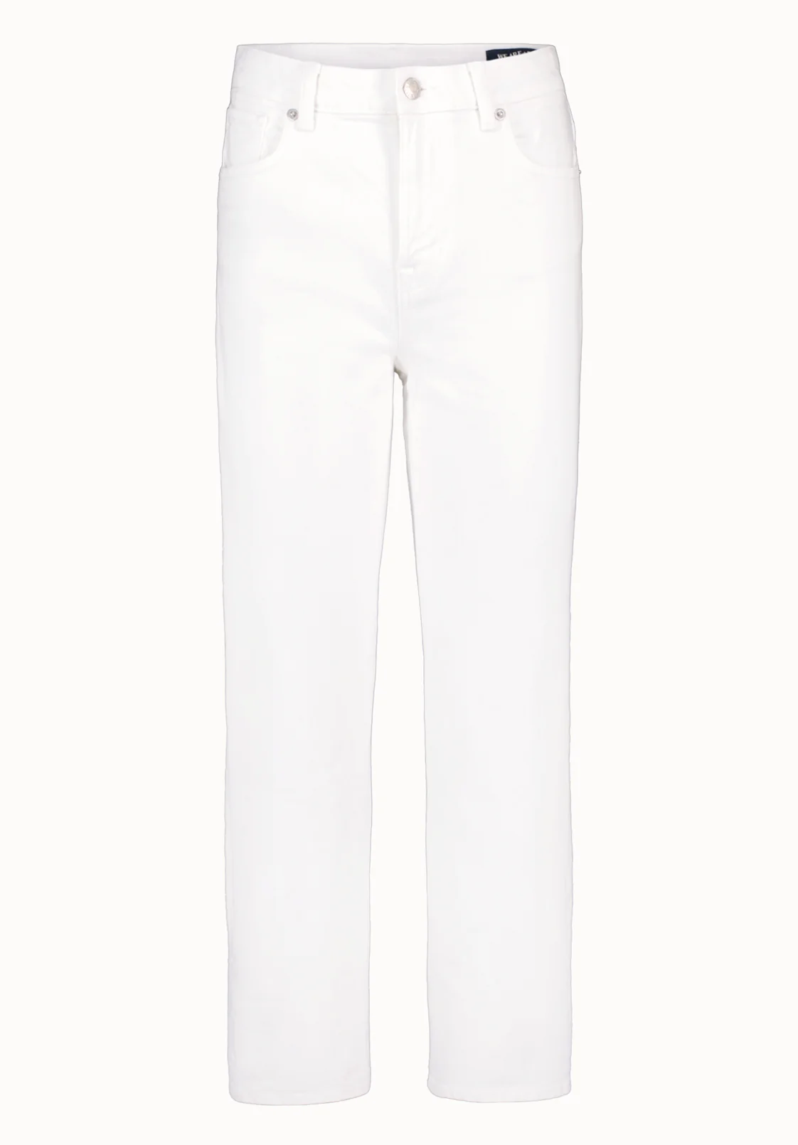 High Rise Straight Jayden Women's Pants, White - BL16085 - Image 5