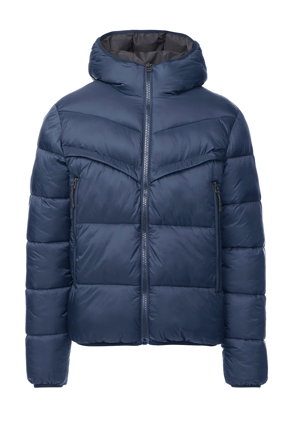 Jerome Navy Men's Hooded Puffer Jacket - OBMEF006 - Image 7