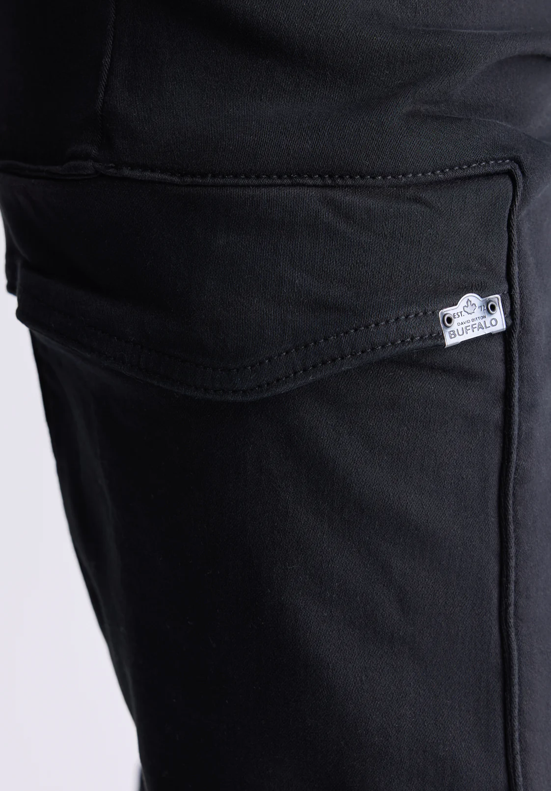 Slim Tapered Jim Men's Freedom Flex Drawstring Pants, Black - BM26010 - Image 5
