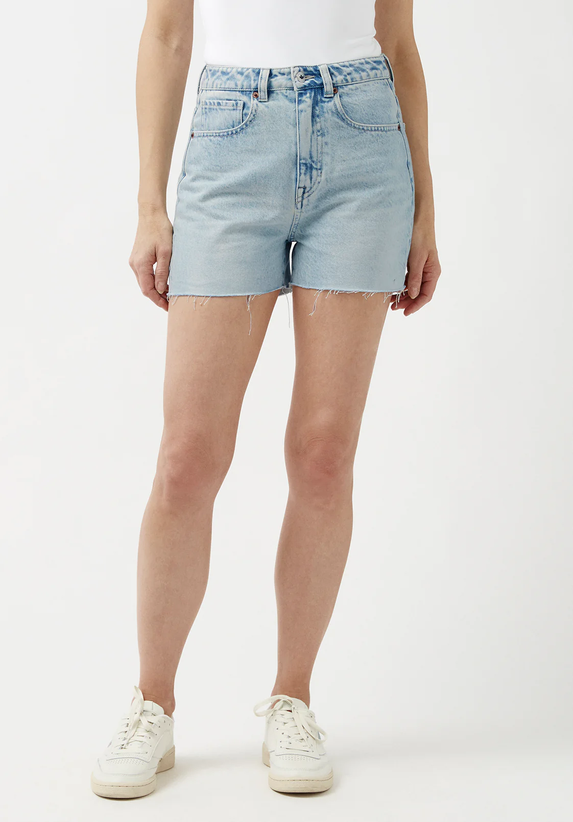 Super High Rise Joanna Bleached Down Shorts - BL15909 - Image 6
