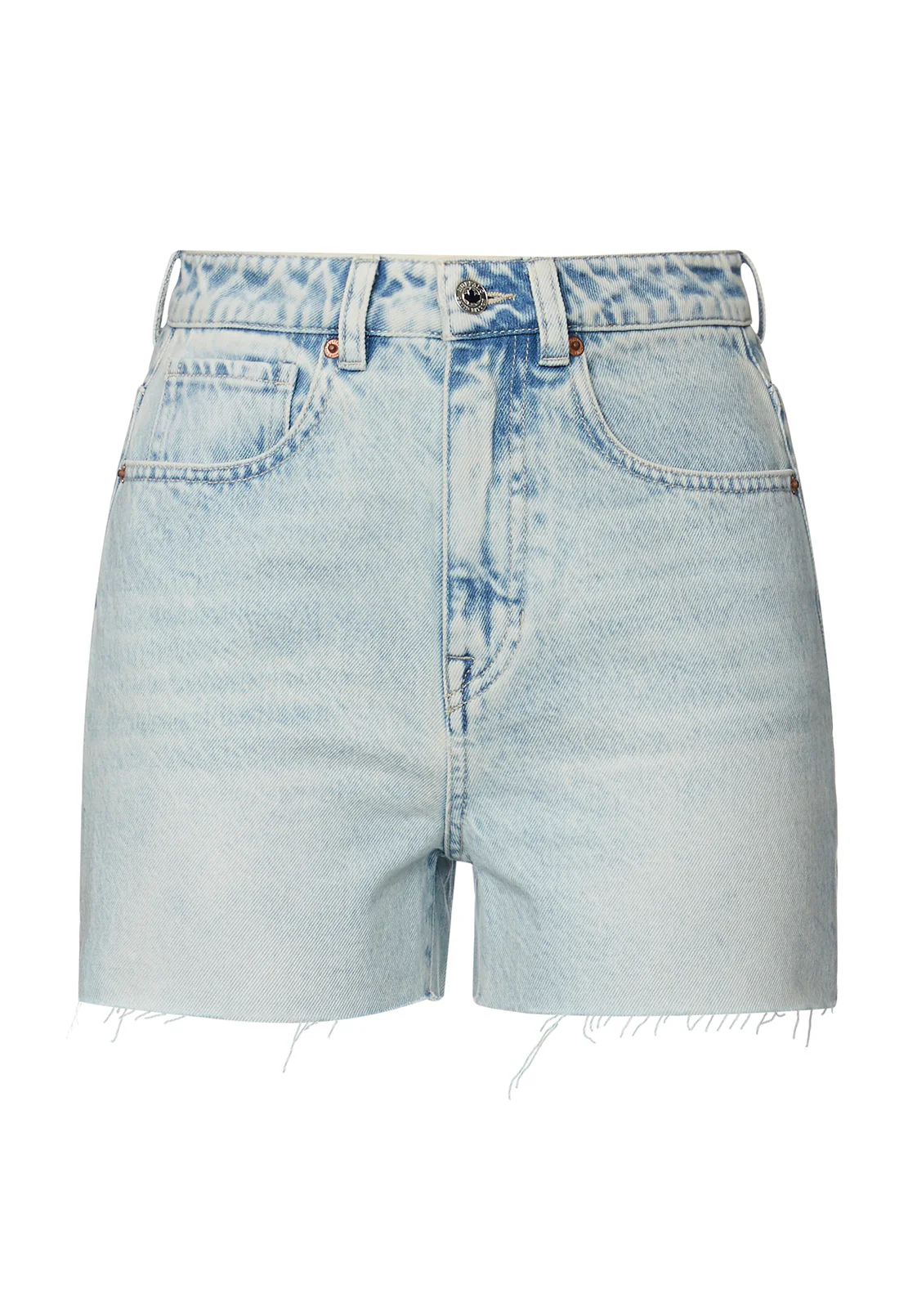 Super High Rise Joanna Bleached Down Shorts - BL15909 - Image 7