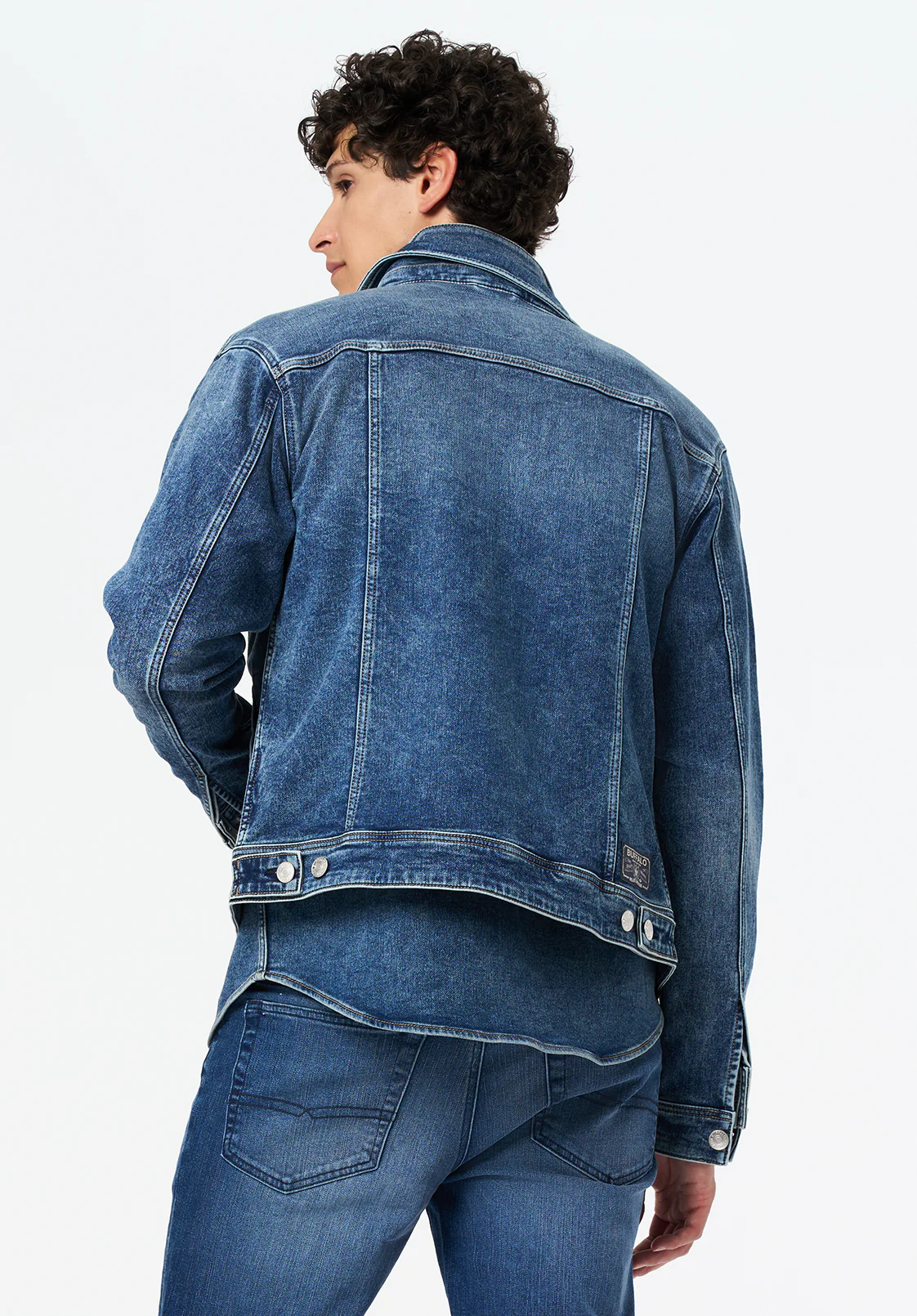 Joe Men's Denim Jacket, Sanded and Vintage Blue - BM26069 - Image 4