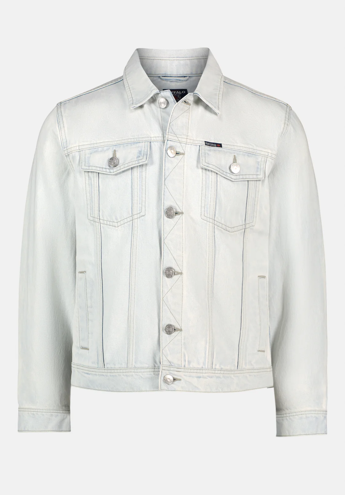 Joe Men's Denim Jacket, Bleached and Contrasted - BM26126 - Image 5