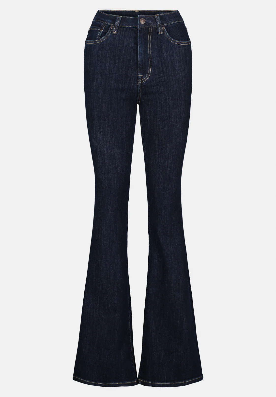 High Rise Flare Joplin Women's Jeans, Indigo - BL16053 - Image 5