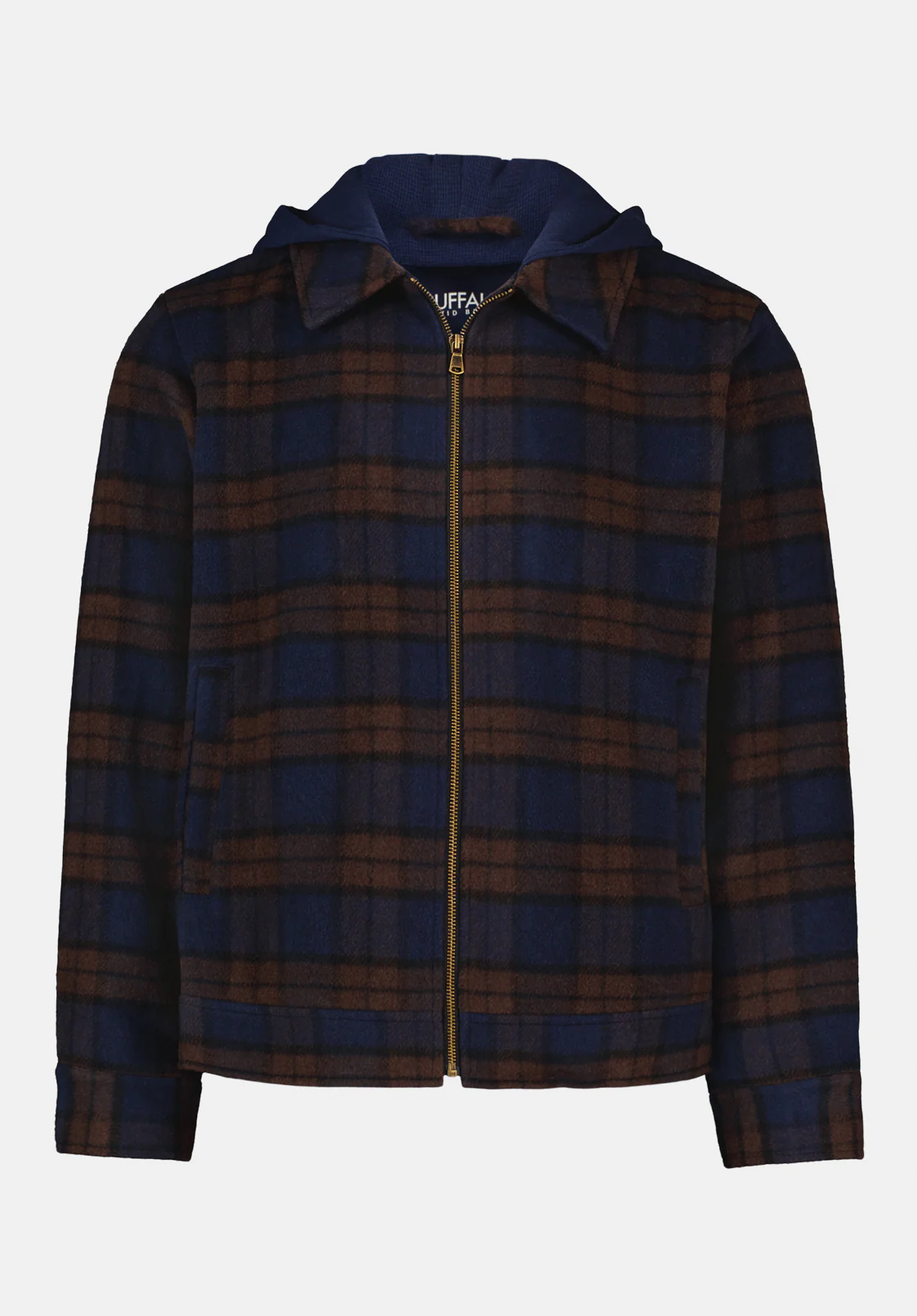 Jude Men's Boxy Plaid Jacket, Dune - BM24701 - Image 5