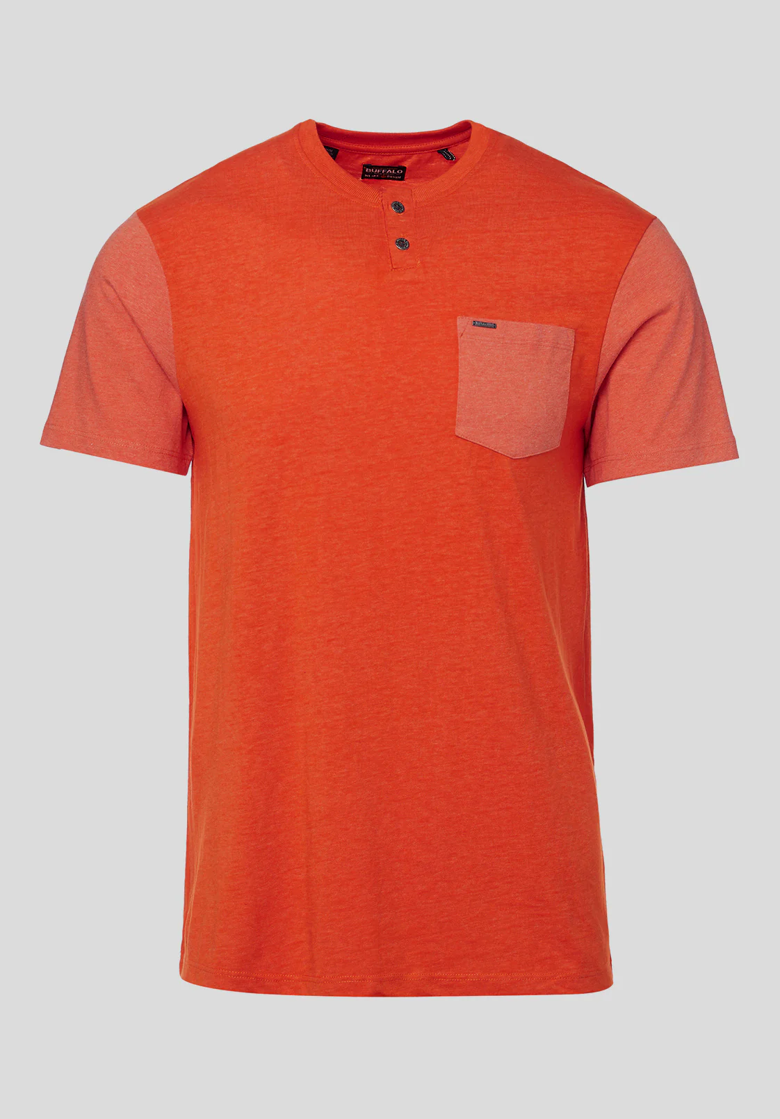Kaddy Men’s Short-Sleeve Top in Orange - BM23991 - Image 6