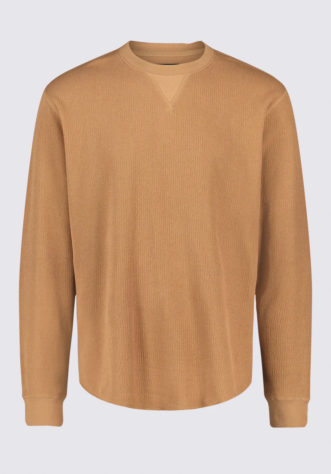 Kaleb Men's Long-Sleeve Crewneck Top, Woodsmoke - BM24624 - Image 6
