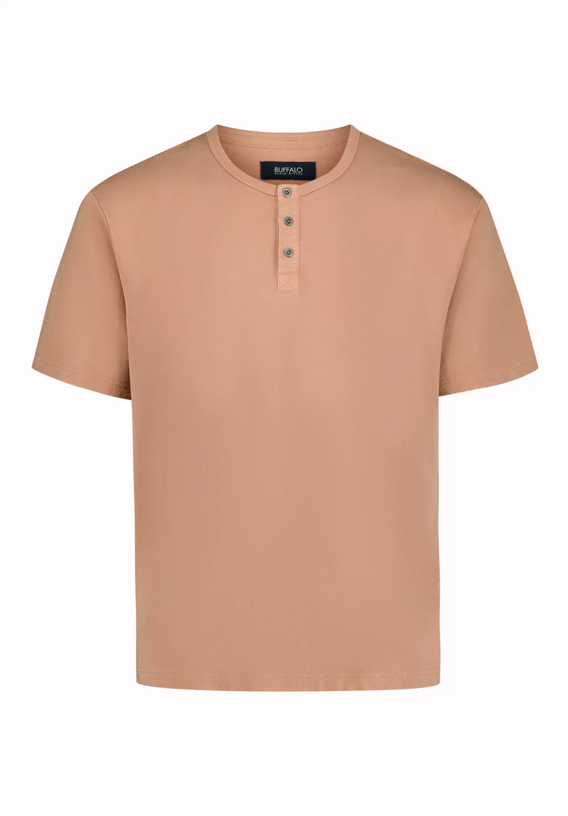 Kandor Men’s Short Sleeve Henley, Roebuck - BM24782 - Image 5