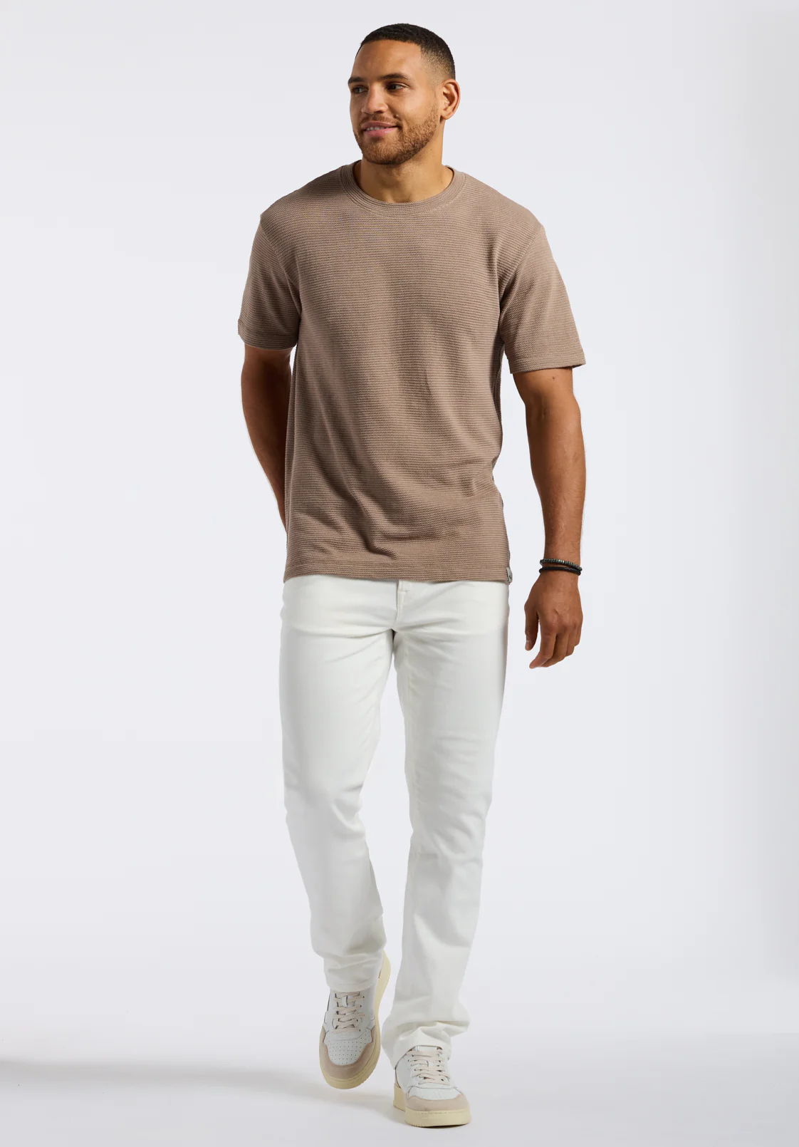 Karlton Men's Waffle-Knit T-Shirt, Tuffet - BM24538