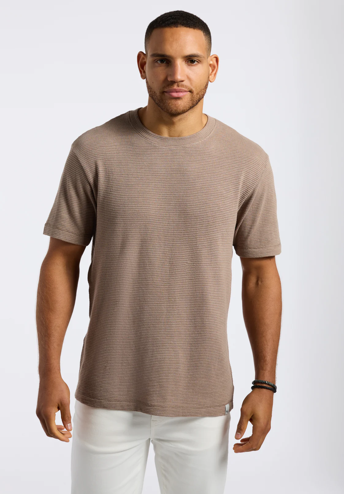 Karlton Men's Waffle-Knit T-Shirt, Tuffet - BM24538 - Image 2