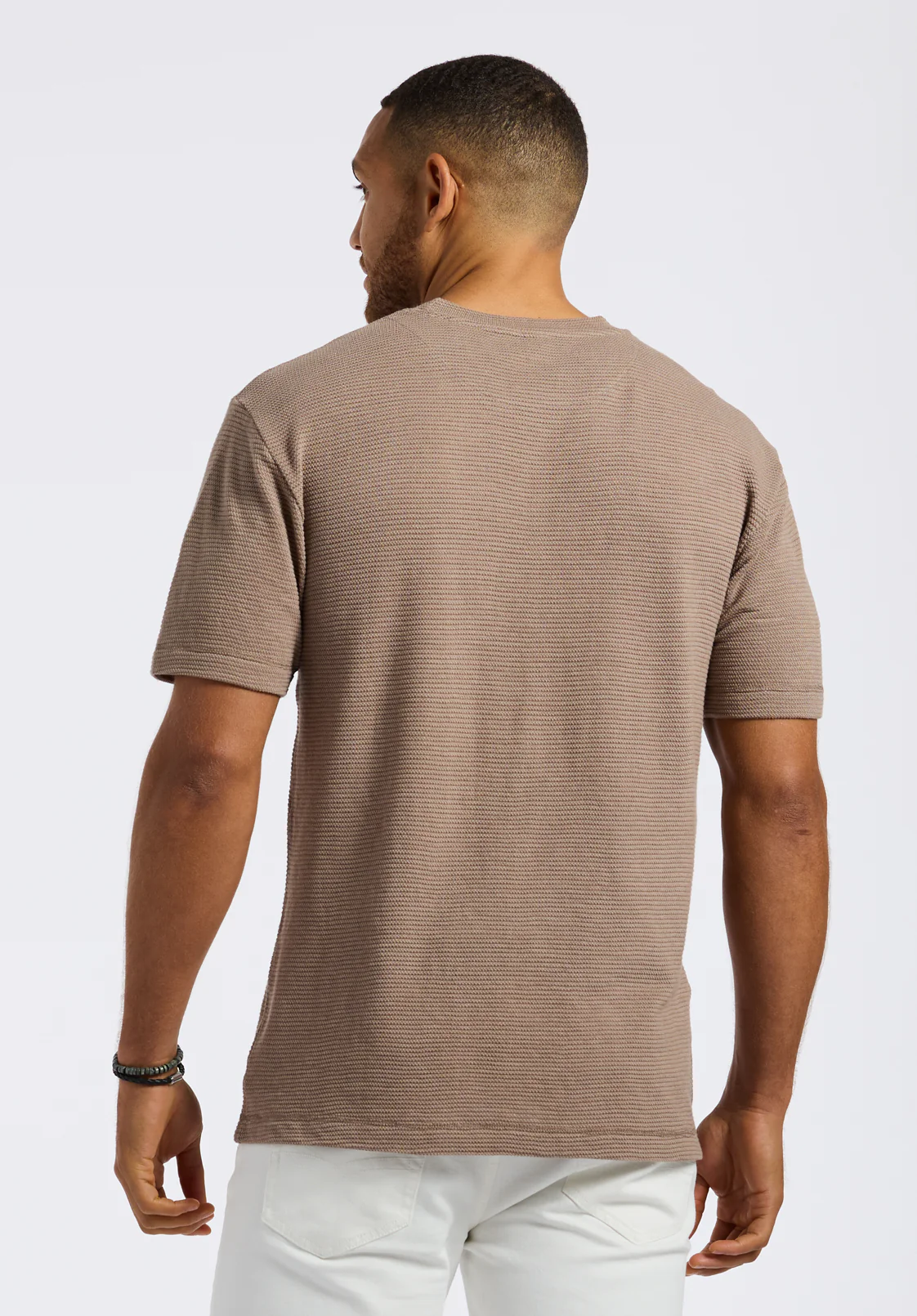 Karlton Men's Waffle-Knit T-Shirt, Tuffet - BM24538 - Image 4