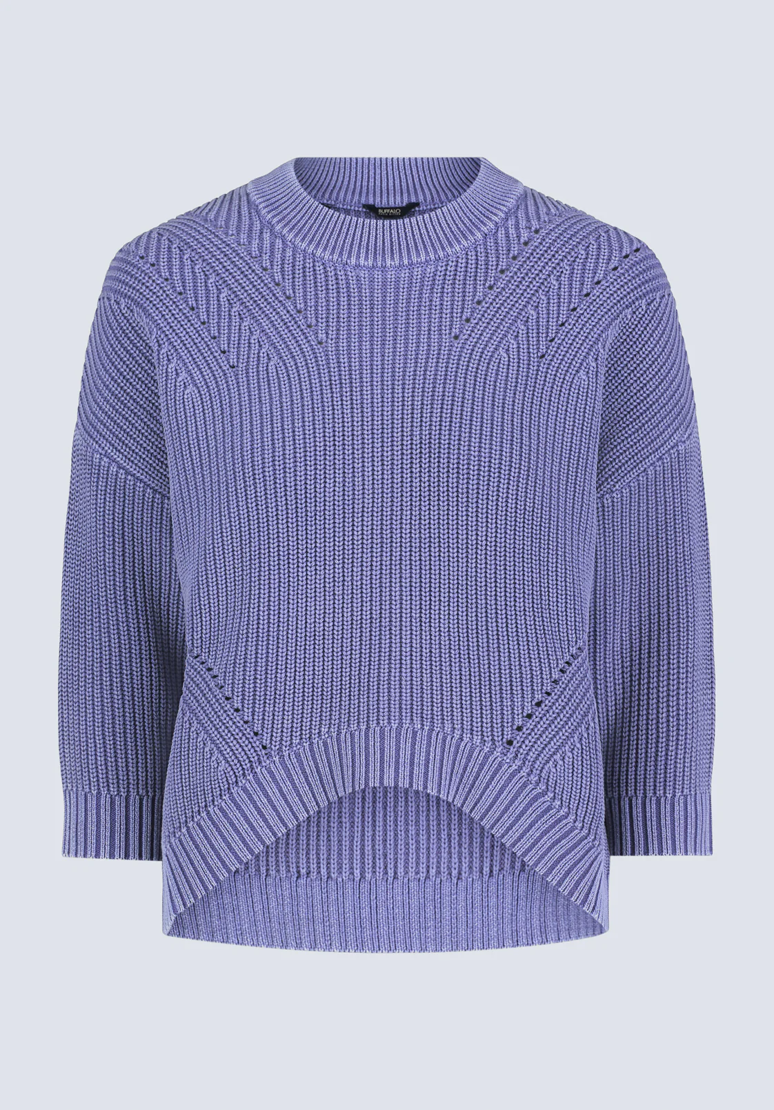 Kassanda Women's 3/4 Sleeve Knit Sweater, Blue - SW0100H - Image 5