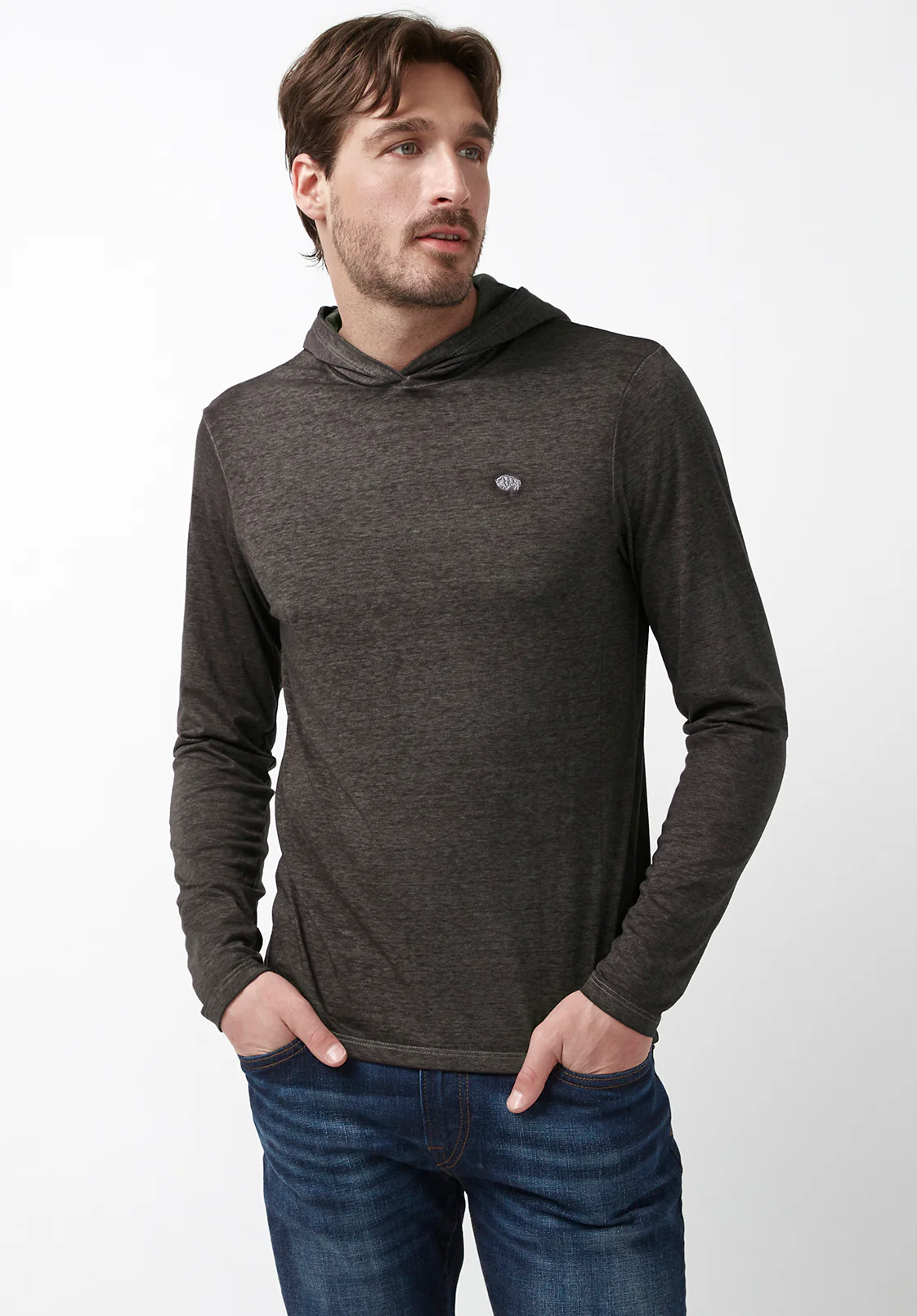 Kathim Men’s Long-Sleeve Top in Black - BM24051 - Image 2