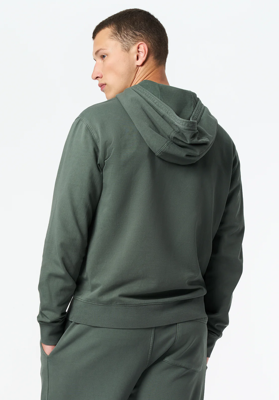Kaye Men's Relaxed Pullover Hoodie, Dark Forest - BM24675 - Image 4