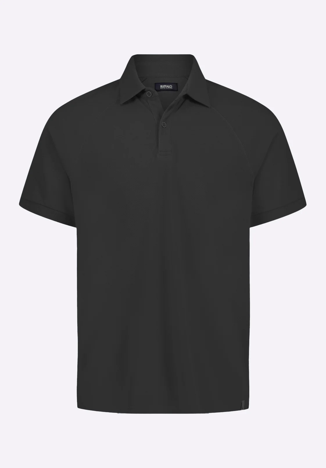 Kindell Men's Short-Sleeve Pique Polo, Black - BM24608 - Image 3