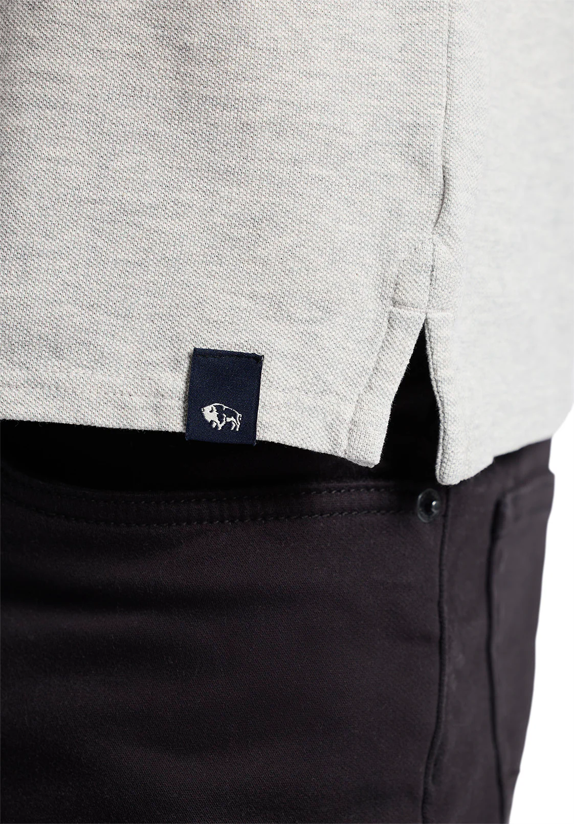 Kindell Men's Short-Sleeve Pique Polo, Heather Grey - BM24608 - Image 5