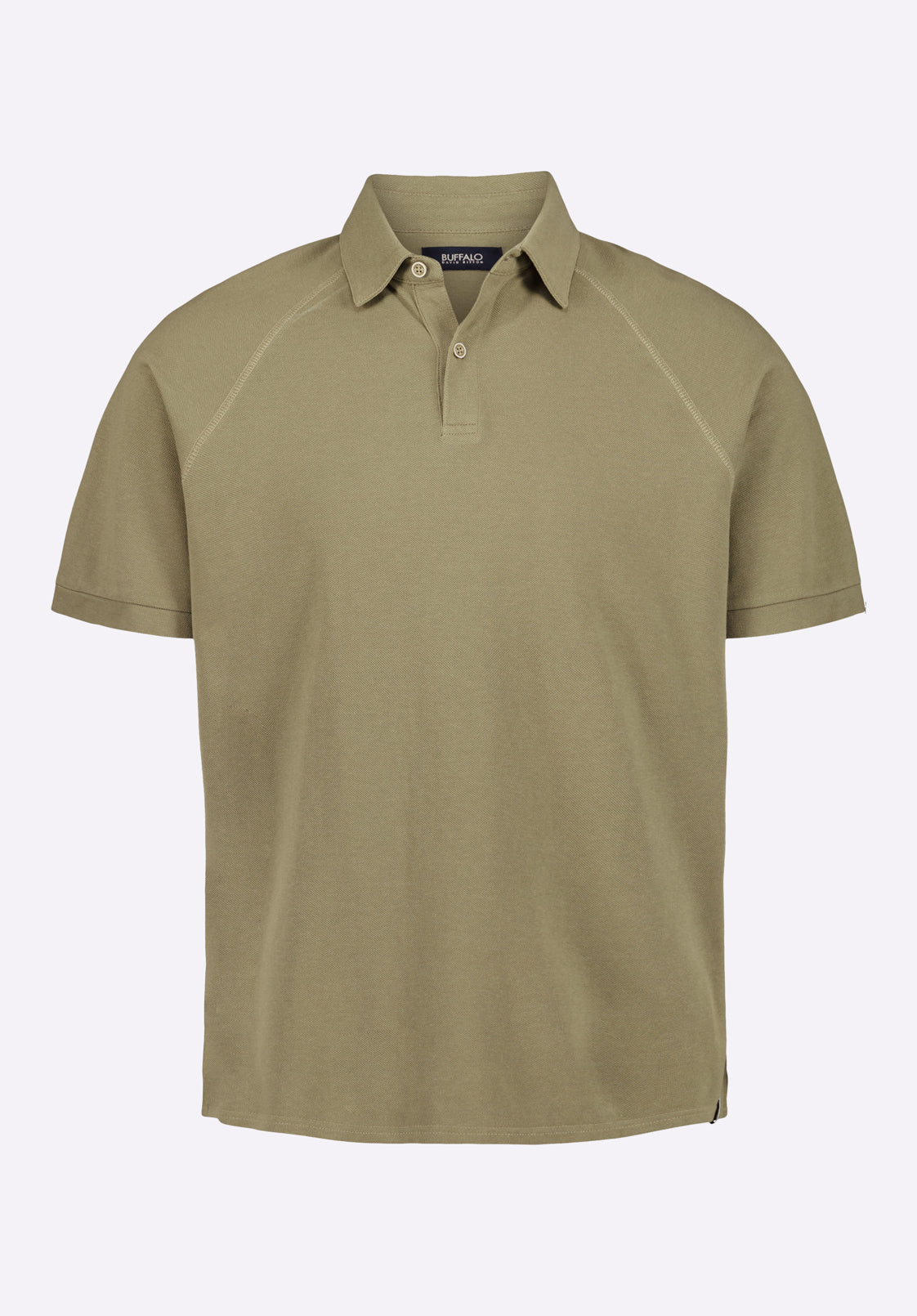Kindell Men's Short-Sleeve Pique Polo, Army Green - BM24608 - Image 5