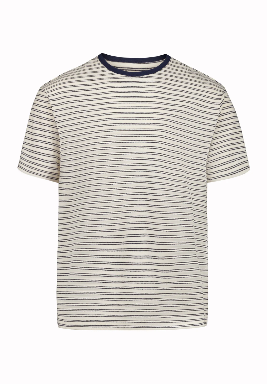 Kindo Men’s Striped T-Shirt, Whale - BM24901 - Image 5