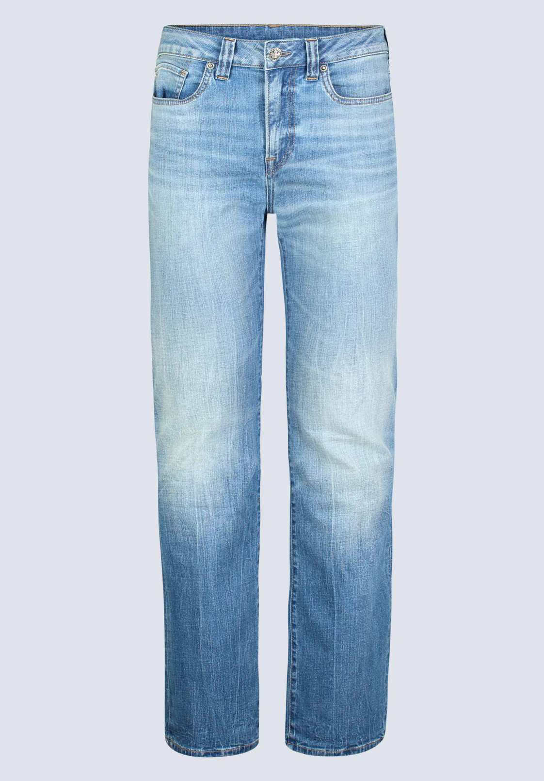 Slim Boot King Men's Jeans, Veined and Sanded Indigo - BM26004 - Image 6